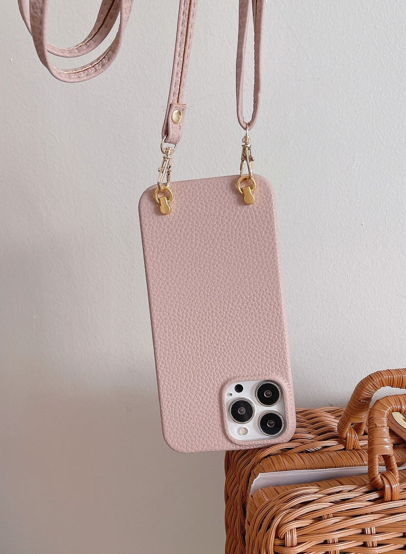 Suteni Back Cover Lychee Leather Phone Case for iPhone - Image 2
