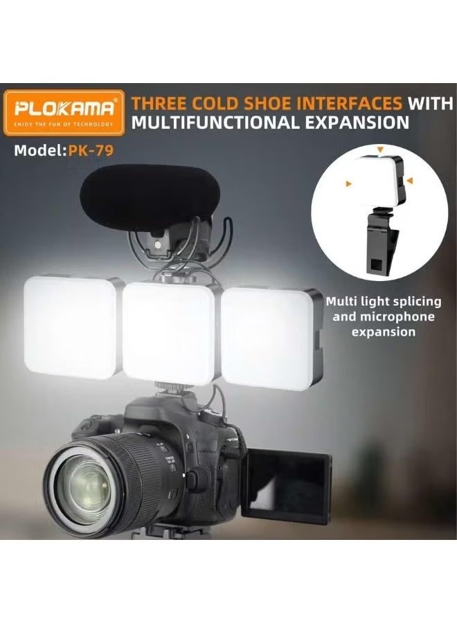 Plokama PK-79 Led Video Light - Small and lightweight LED video light - Image 2
