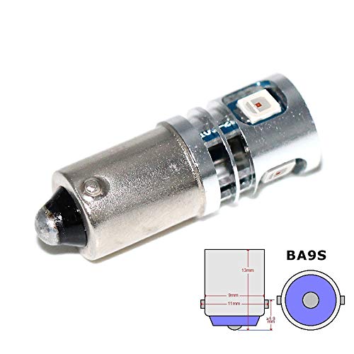 PHINLION 57 BA9 BA9S LED Red Bulbs, Super Bright 12V 53 1816 1893 1889 H5W H10W Car LED Replacement for Interior Dome Map Reading Courtesy License Plate Instrument Panel Lights - Image 4