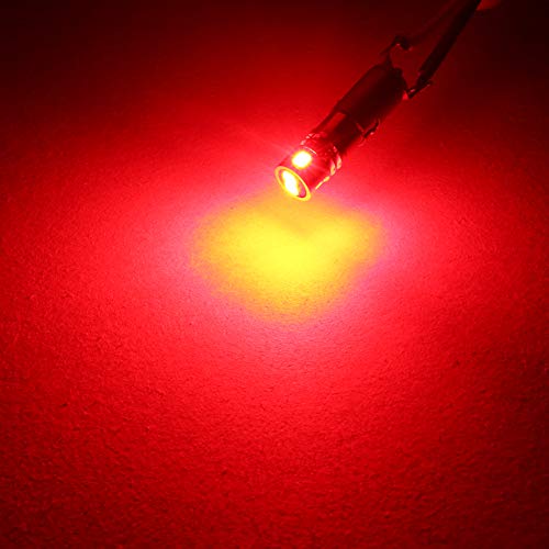 PHINLION 57 BA9 BA9S LED Red Bulbs, Super Bright 12V 53 1816 1893 1889 H5W H10W Car LED Replacement for Interior Dome Map Reading Courtesy License Plate Instrument Panel Lights - Image 5