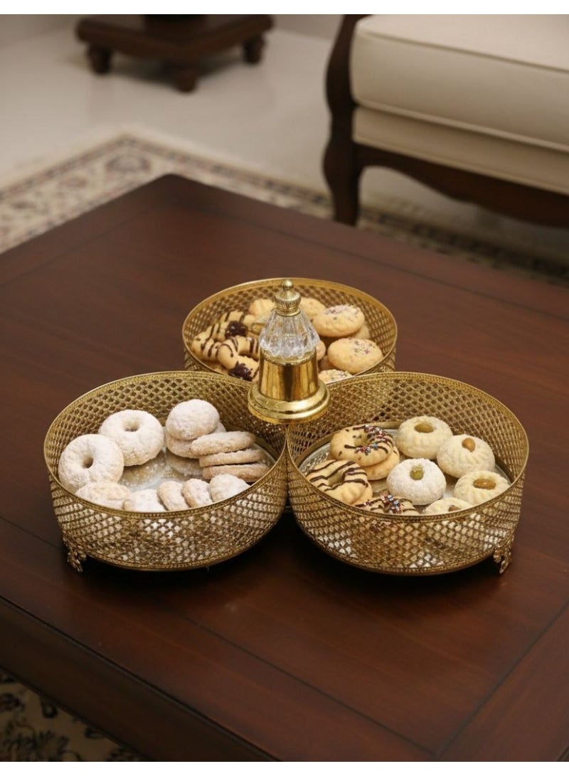 شيّالة 3 عيون للكحك والبسكويت مقاس الصينيه الوحده 15سم - Image 1