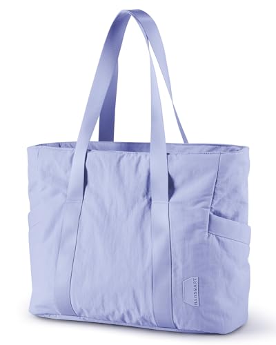 BAGSMART Tote Bag for Women with Zipper Gym Tote with Compartments Laptop Work Tote Nurse Dance Yoga Bag for Sport Travel - Image 1
