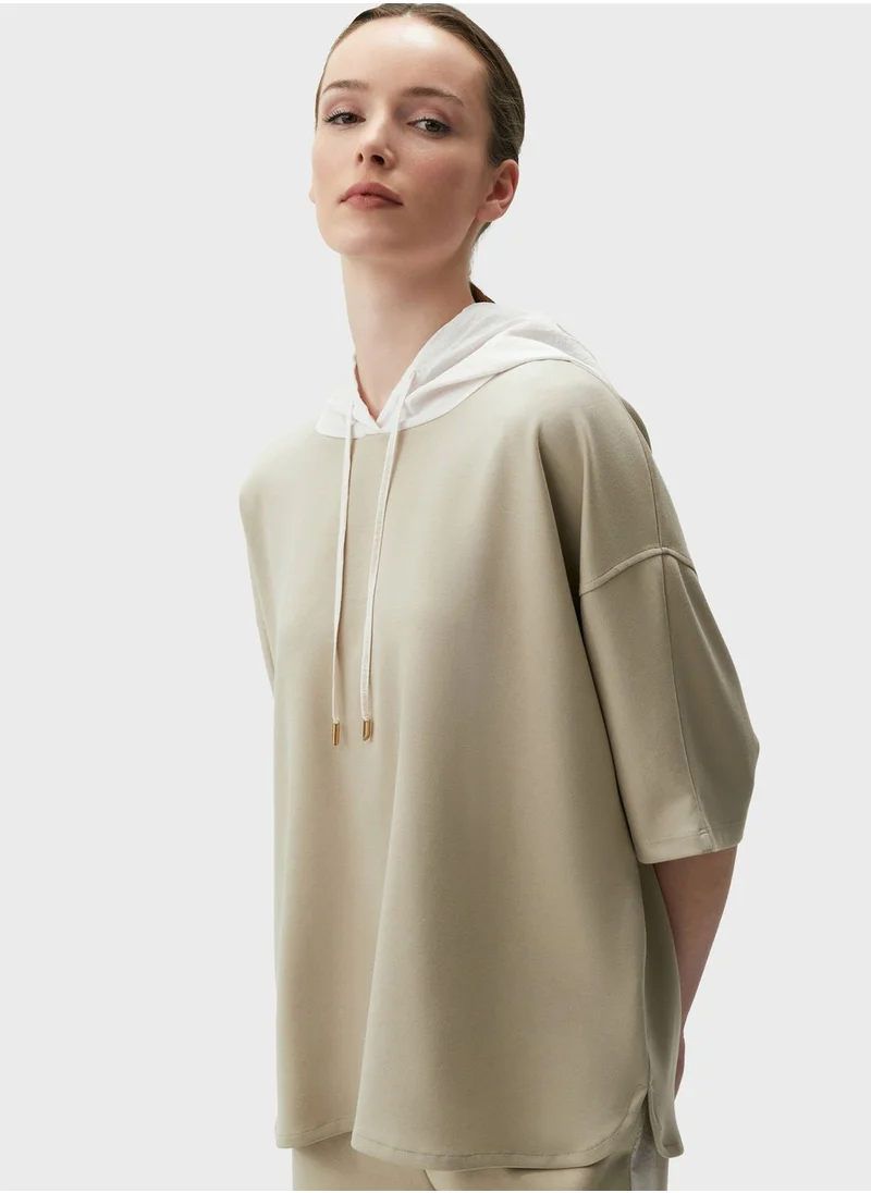 جيمي كي Crew Neck Overszied Sweatshirt