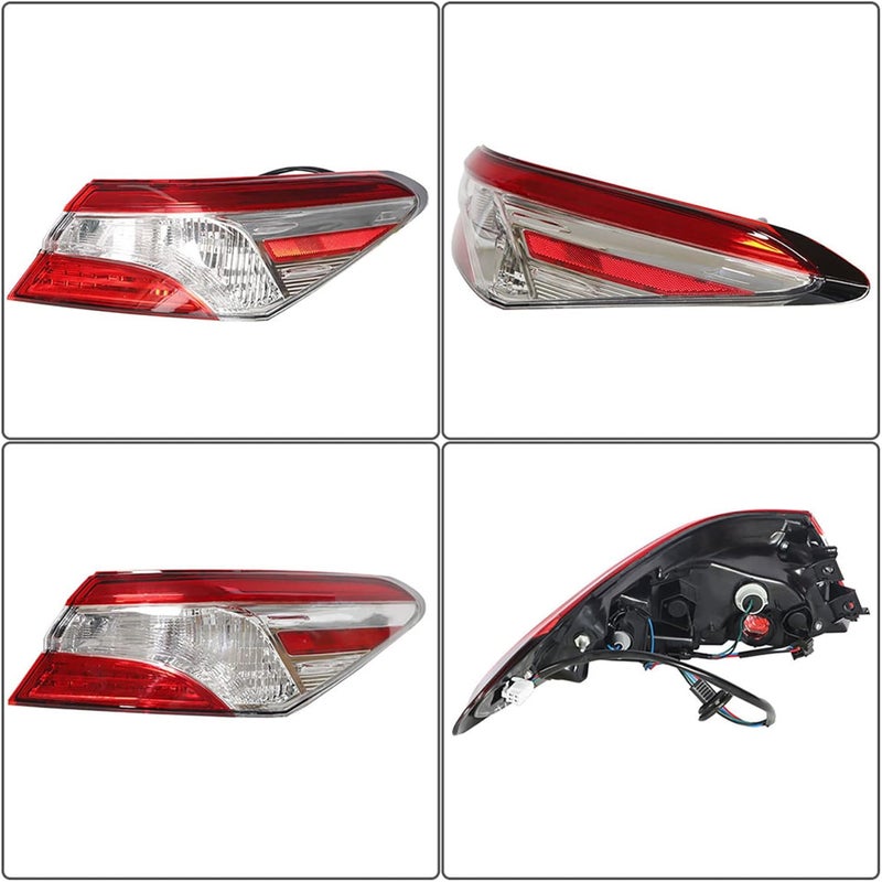 marddpair RH Passenger Side Outer Rear Tail Light for 2018-2020 Toyota Camry - Image 2