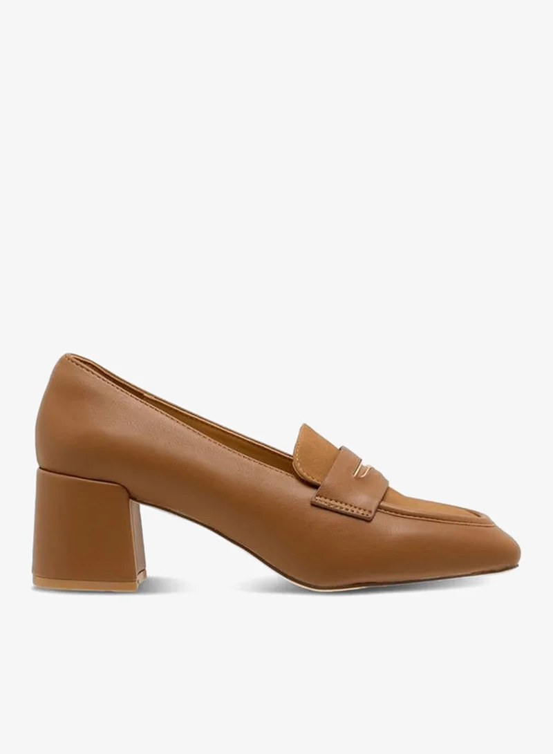 Celeste Women Block Heel Loafers