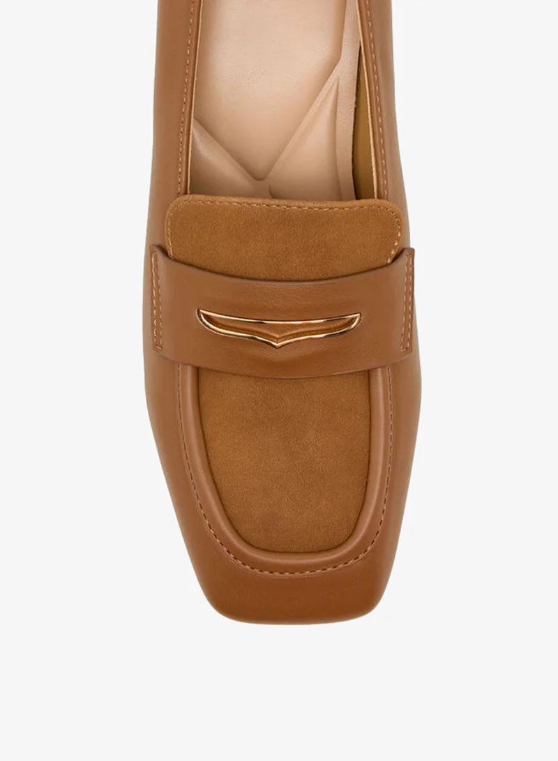 Celeste BROWN Women Block Heel Loafers for Women | Best Price UAE