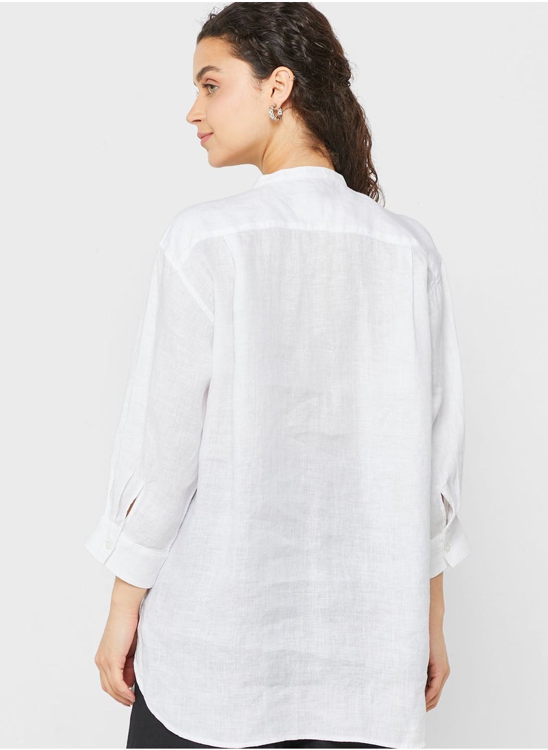 MUJI - Button Down Tunic - Image 1