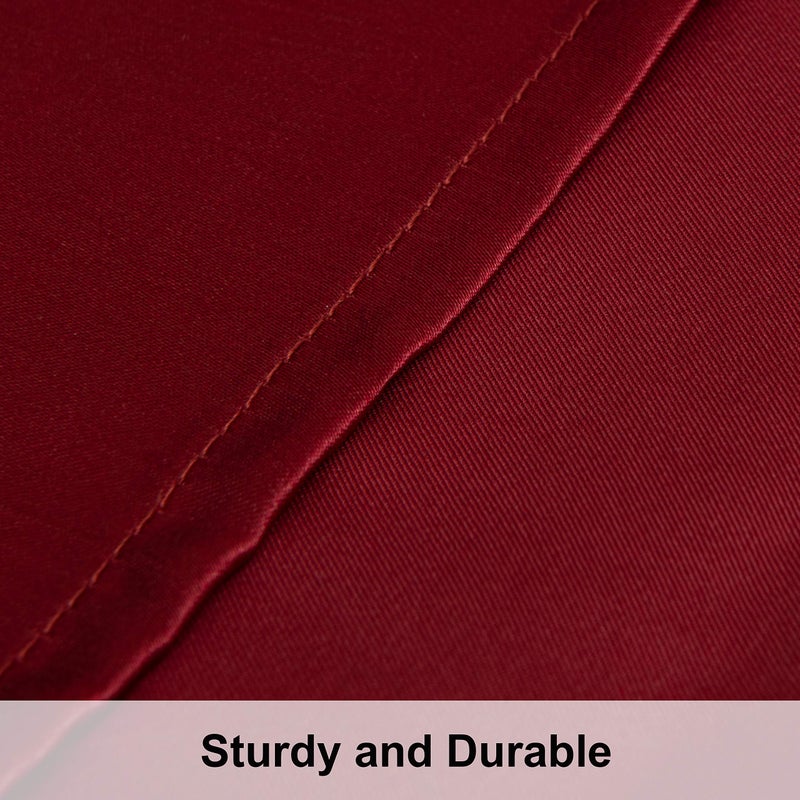 NTBAY 2 Pack Satin King Pillowcases for Hair and Skin  Luxurious and Silky Pillow Cases with Envelope Closure  20x36 Inches  Wine Red - Image 3