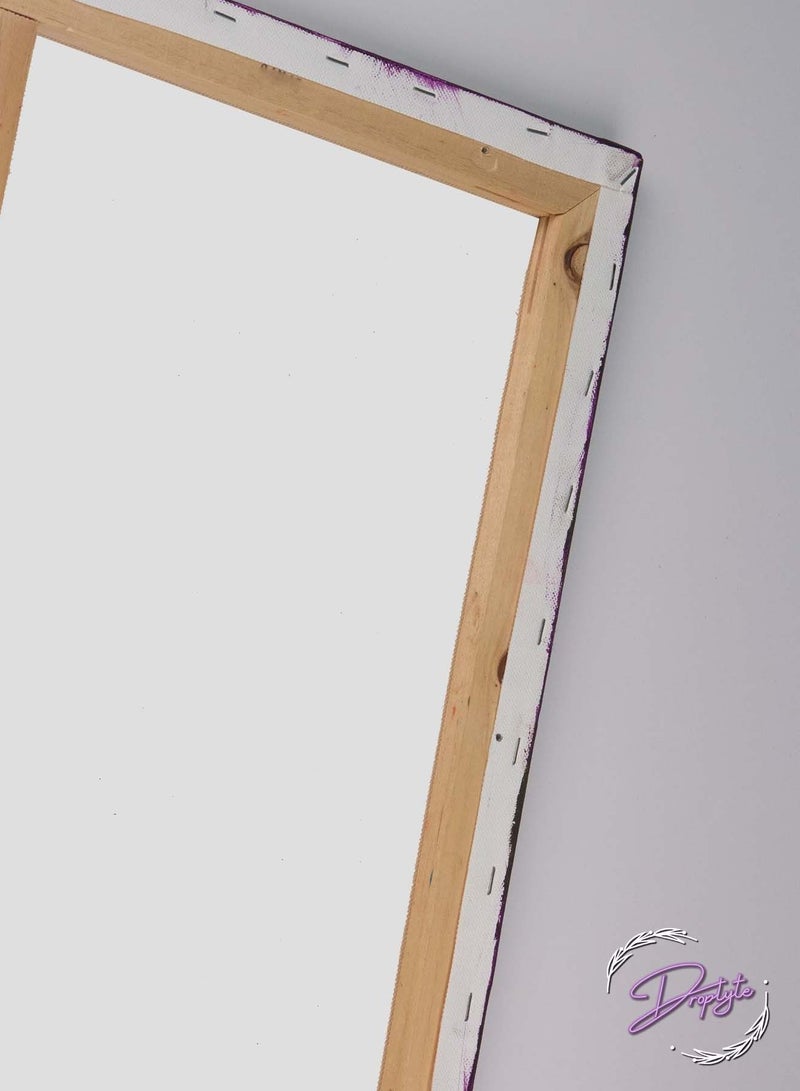 Droplyte Beautiful Coffee Wall Art Canvas with Wooden Frame Home Decor 60cm x 40cm - Image 3