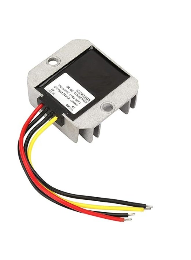 Terabyte Voltage Regulator Buck Converter 8-40V to 24V Step Up Down Converter Boost Buck Voltage Regulated Power Unit Transformer Module(2A) - Image 1