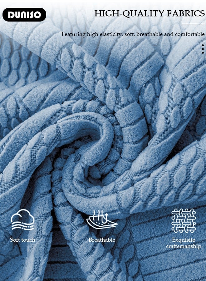 DUNISO 4 عبوات أغطية كراسي، أغطية كراسي طعام من جاكار القابل للتمدد، واقيات كراسي قابلة للإزالة والغسل، أغطية مقاعد واقية مرنة للكراسي لمناسبات حفلات الزفاف في قاعات الطعام بالفنادق - Image 3