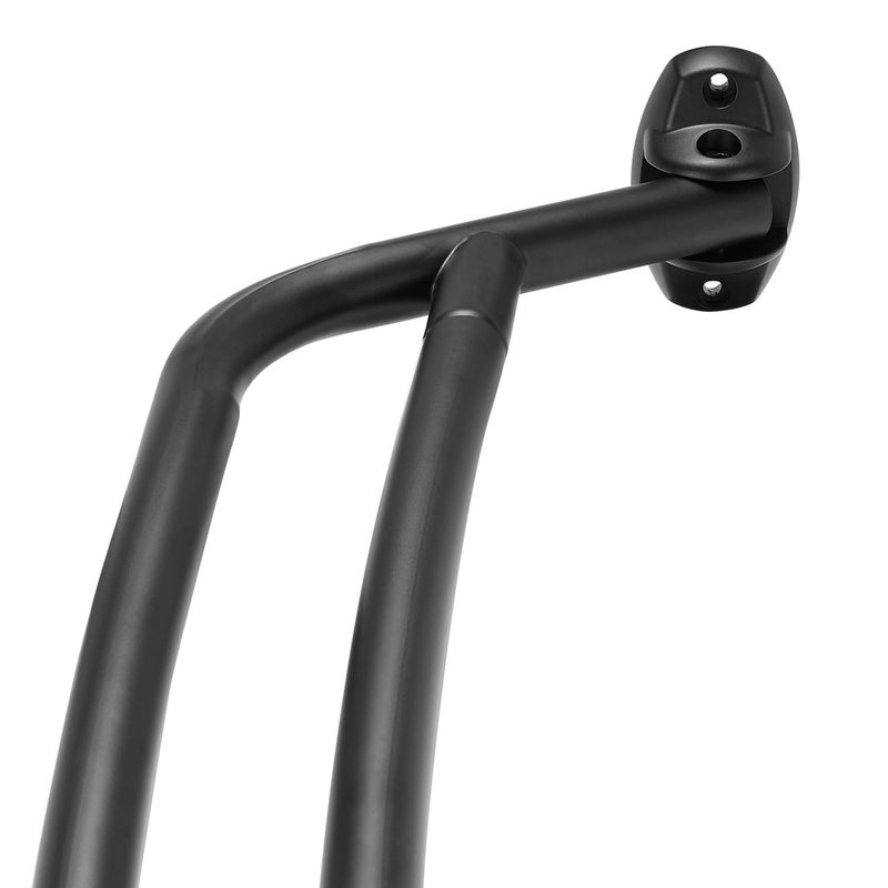Yun Nephele YunNephele Shower Curtain Rod Double Curved Curtain Rod for Bathromm Adjustable 45 to 72Matt Black