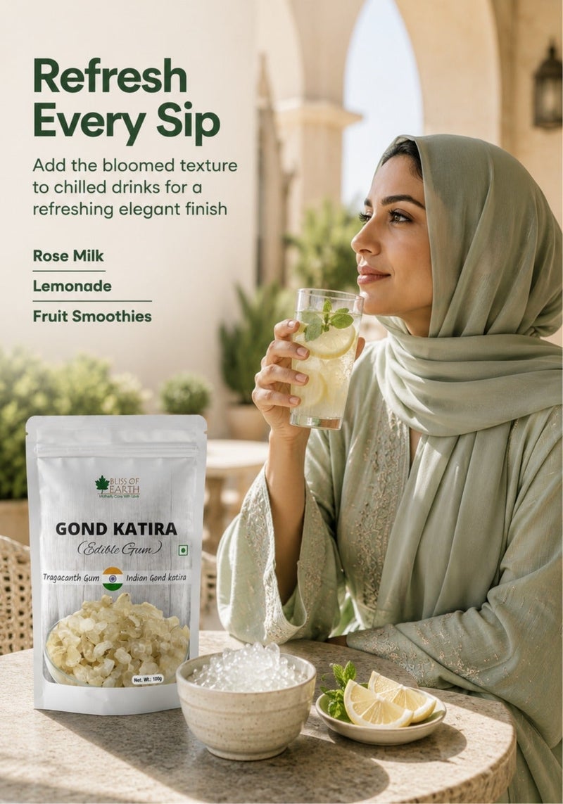 بليس اوف ايرث صمغ التراجاكانث الفاخر من بليس أوف إيرث، درجة AA، 200 غرام، مناسب لفصل الصيف - Image 4