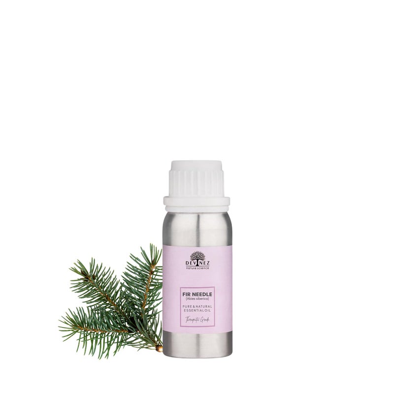 Devinez Fir Needle Essential Oil (100ml) - 100% Pure & Natural (Abies Sibirica) in Aluminum Bottle for Diffusers, Holiday Scent, DIY Cleaning & Men's Grooming - Fresh Forest Aroma - Image 4