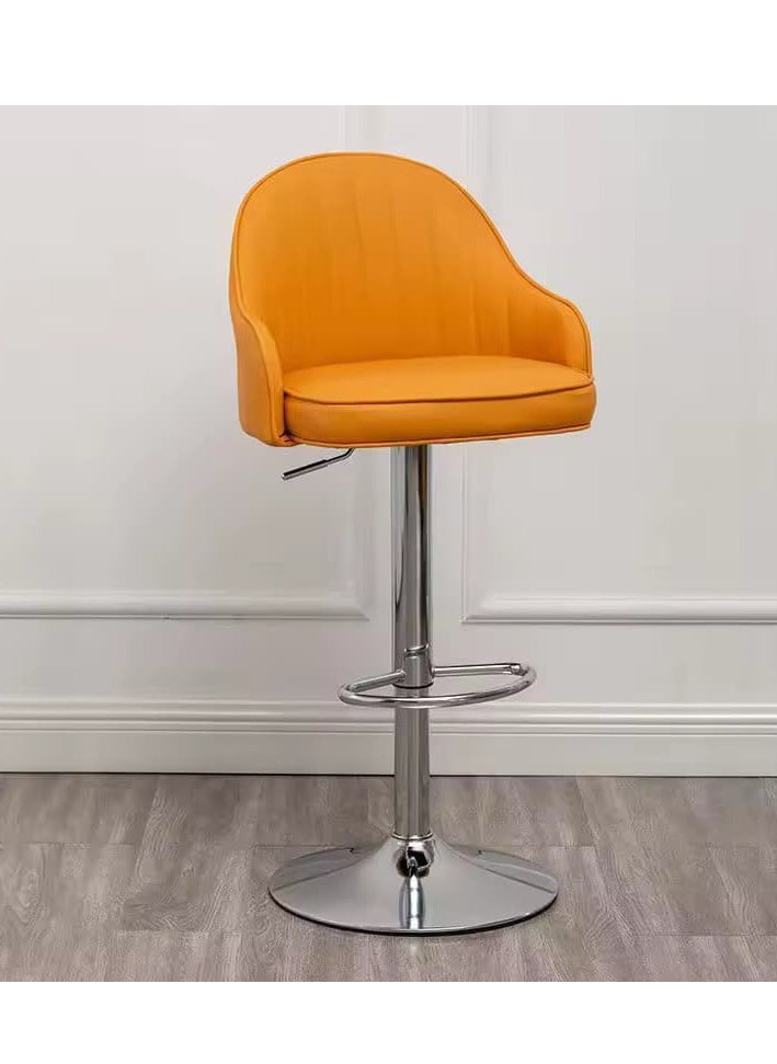 Table Height Bar Stool (Orange) - pzsku/Z5340C9F63AA85DDF6E5DZ/45/_/1740599357/82cdf0b3-5006-4a51-b8b8-64c8d31cebbd