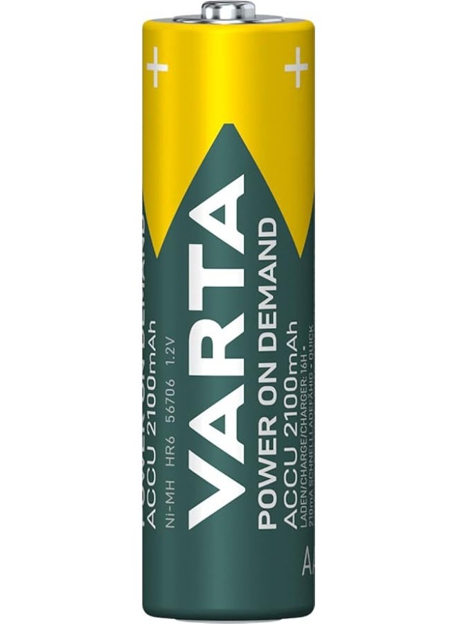 فارتا بطارية AA قابلة لإعادة الشحن من نوع Ni-Mh  بسعة 2100 مللي أمبير في الساعة - Image 3