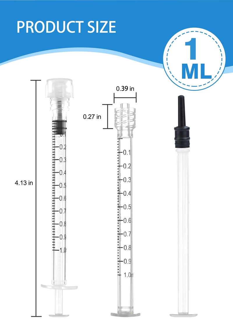 LZHNB Luer Lock Syringe 1Ml - Sterile Disposable Syringes (30 Pack)  Individual Sealed Packaging - Image 3
