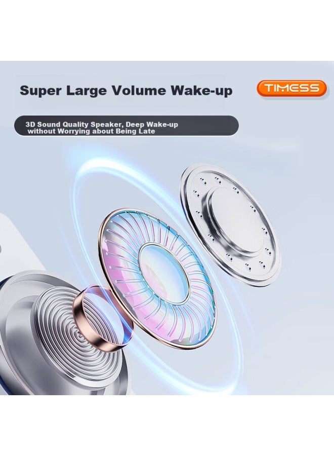 Timess Visual Timer Alarm Clock For Students And Children, Wake-up Self-discipline Tool, 2025 New Multifunctional Silent Time Management Device, Office Timer, New Year Gift