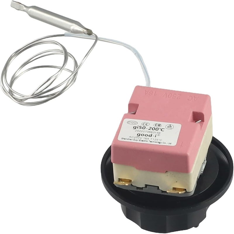Quick available purchase options Adjustable Temperature Controller Switch for Electric Oven Water Heater Boiler Washing Machine, 60-200C 250V 16A Programmable Thermostat with 70cm Wire Reliable daily use design Care processed raw material Temp resistant Shock rubber edge All region coverage Modern versatile shape Single & bulk use compatible Gulf climate fit General compatible design Freeze crack proof Trendy versatile build Daily repeated use trusted quality Regulated warehouse storage Bulk order available stock Balanced weight Globally engineered build Local trackable shipment Multi-use well optimized build Rack sorted local inventory Updated modern design Storage & transit friendly Durability boost selected material Sufficient order stock Matte anti slip finish - Image 2