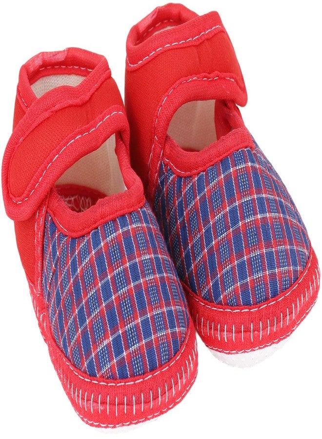 Neska Moda Baby Girls Booties For 6 To 9 Months (Red) - Image 2