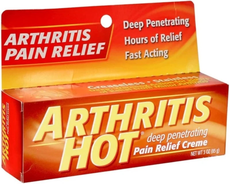 CHATTEM Arthritis Hot Pain Relief Creme 3 oz (Pack of 2) - Image 2