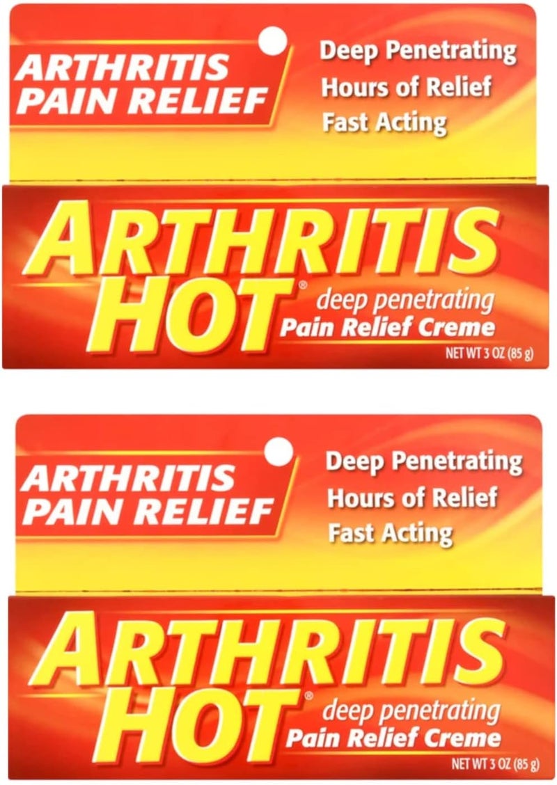 CHATTEM Arthritis Hot Pain Relief Creme 3 oz (Pack of 2) - Image 1