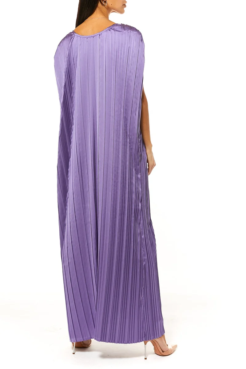 Moistreet Crushed Harir Maqsood Maxi Dress