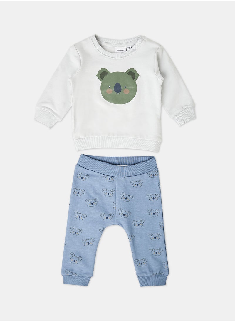 NAME IT - Boys Koala Bear Sweat Set - Image 1