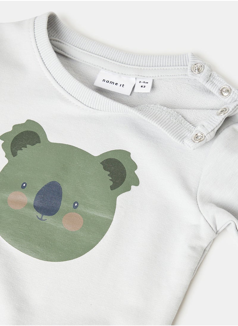 NAME IT - Boys Koala Bear Sweat Set - Image 1