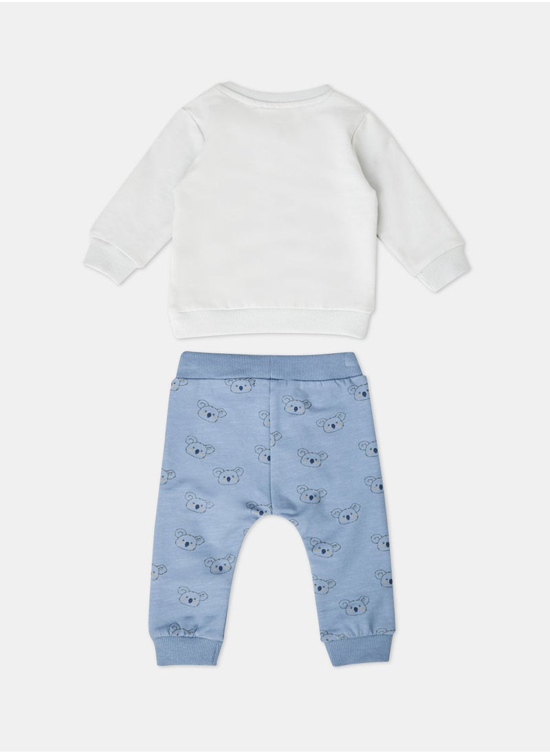 NAME IT - Boys Koala Bear Sweat Set - Image 1