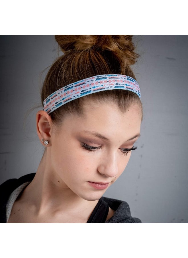FROG SAC - 6 Boho Non Slip Headbands For Girls, Adjustable No Slip 70S Headband For Women, Hippie Bohemian Head Band Hair Accessories For Kids, Vsco Hair Bands Party Favors For Teens - Image 1