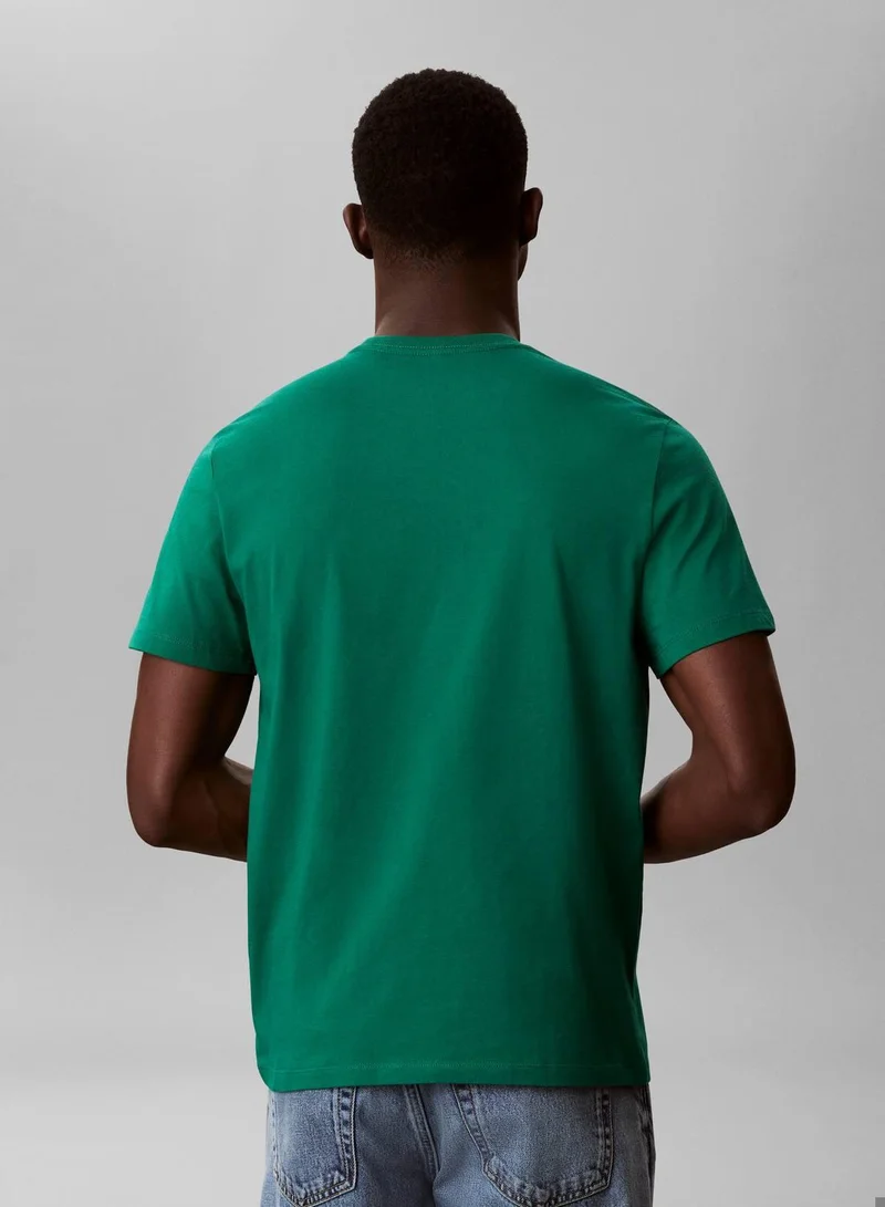 Calvin Klein Jeans Enchanted Forest 1968 Logo Graphic T-Shirt for Men | Best Price UAE