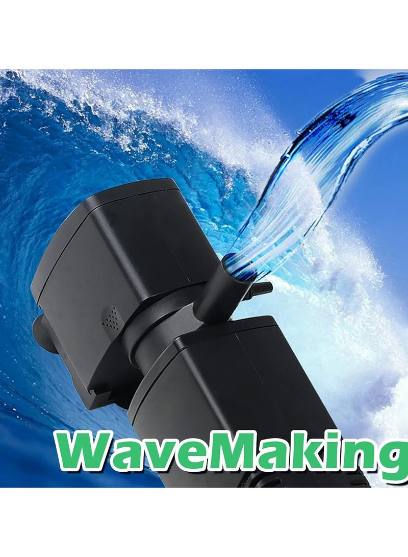 Fish tank filters, aquarium internal filters for 15-40 gallon tanks, crystal clear aquarium filters, submersible pumps and filtration systems Turtle tank accessories for fish tank water cleaning - Image 5