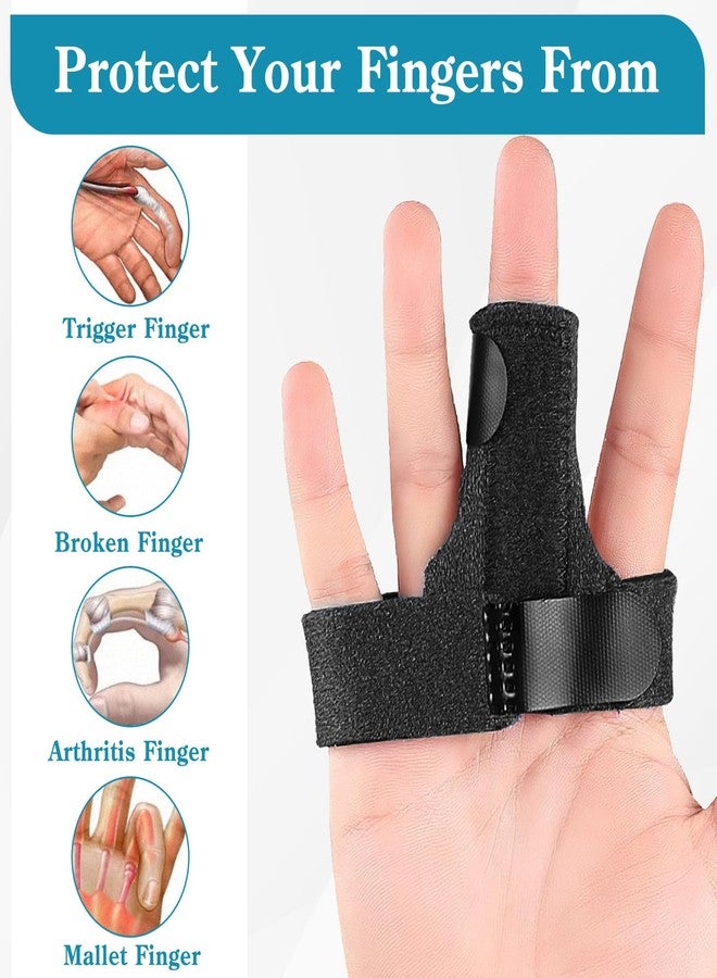 TecoKart® Finger Splints - Adjustable Thumb Support & Finger Protector Brace for Injury Recovery, Arthritis, Tendinitis, & Swollen Fingers - Built-In Aluminum Support for Finger Sleep & Pain Relief - Image 3