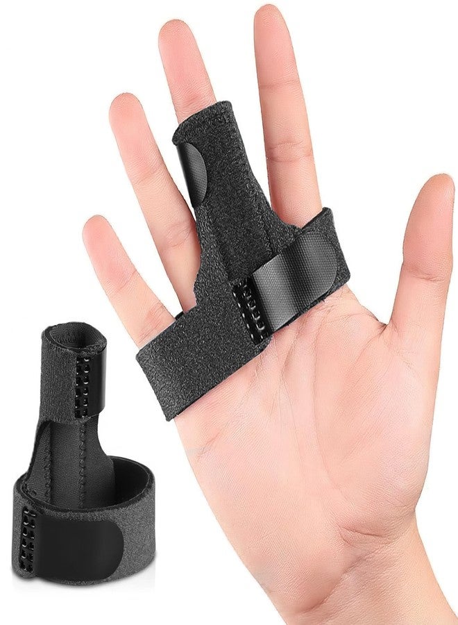 TecoKart® Finger Splints - Adjustable Thumb Support & Finger Protector Brace for Injury Recovery, Arthritis, Tendinitis, & Swollen Fingers - Built-In Aluminum Support for Finger Sleep & Pain Relief - Image 1