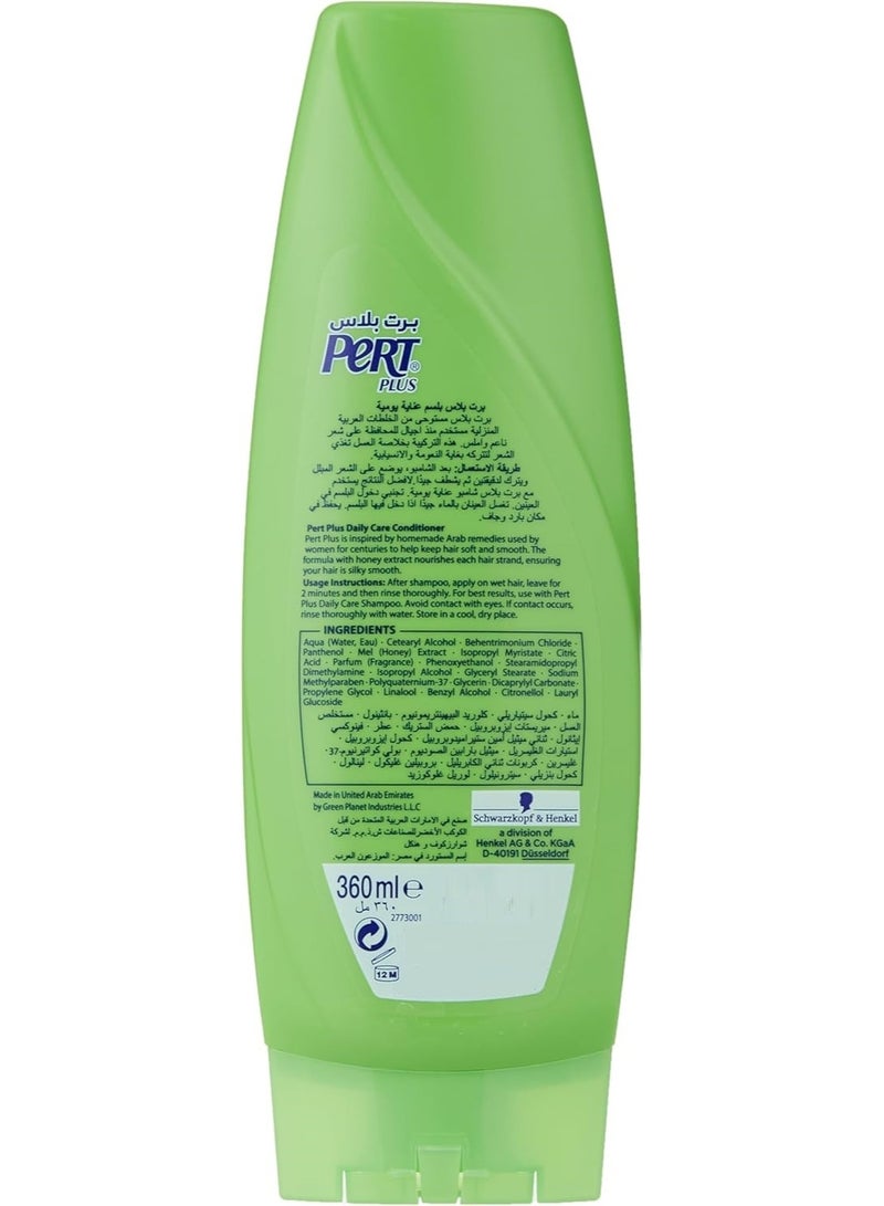 PERT PLUS Daily Care Conditioner With Honey For Normal Hair 360 ML - Image 2