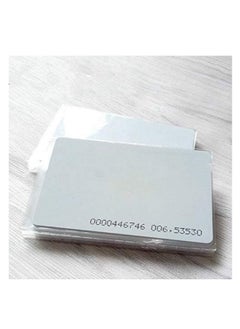 althiqahkey RFID 125khz CLamshell ID Card TK4100 Number Printed Card Compatible with EM4100 Support ID Smart Card Entry Access Control System Key Card Membership Card Not for Copy 100 Pieces  - Image 2