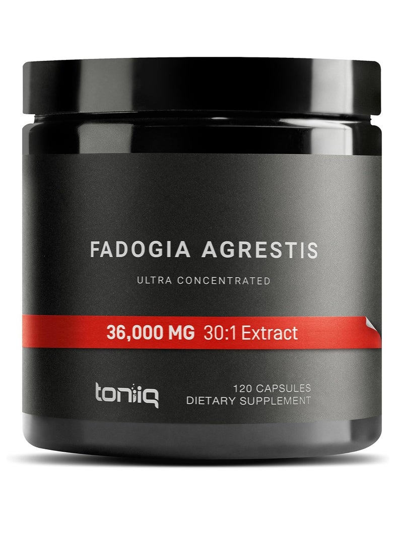 Toniiq Ultra Concentrated Fadogia Agrestis 30:1 Extract Supplement