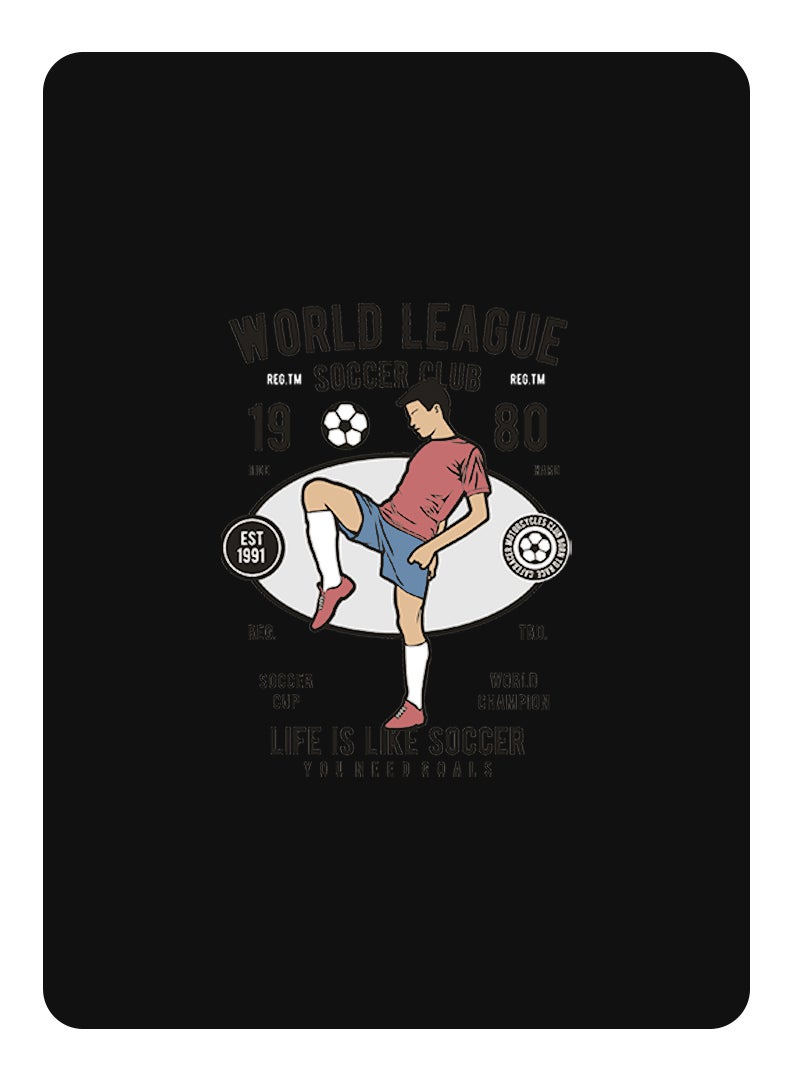 Theodor Protective Flip Case For Apple iPad Mini 1/2/3 With Trifold Stand Auto Wake Sleep Shockproof Cover World league copy - Image 1