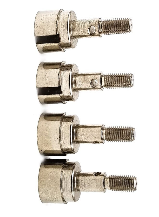 FainWan 4PCS Metal Wheel Stub Axle Shafts Adapter Drive Axle Cup 02033 Compatible with H-S-P 94123 94111 Red-cat Exceed 1/10 RC Car Buggy Truck - Image 5
