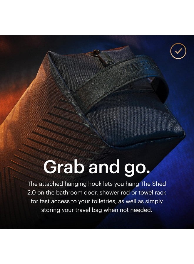 manscaped MANSCAPED® The Shed 2.0 Toiletry Bag, Premium Quality Men's Travel Bag, Stylish Organization and Hassle-Free On-The-Go Dopp Kit, Water-Resistant to Protect Your Grooming Tools & Accessories - Image 3