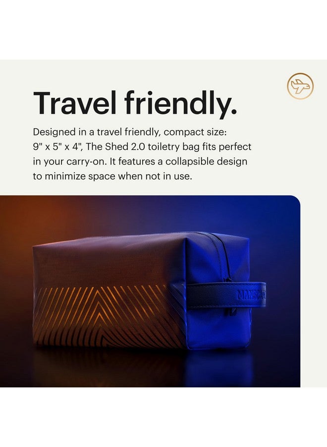 manscaped MANSCAPED® The Shed 2.0 Toiletry Bag, Premium Quality Men's Travel Bag, Stylish Organization and Hassle-Free On-The-Go Dopp Kit, Water-Resistant to Protect Your Grooming Tools & Accessories - Image 4