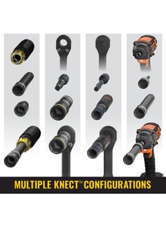 Klein Tools Klein Tools 32500HD Multi-Bit Screwdriver/Nut Driver, Impact Rated 11-in-1 Tool with Phillips, Slotted, Square and Torx Tips  - Image 4