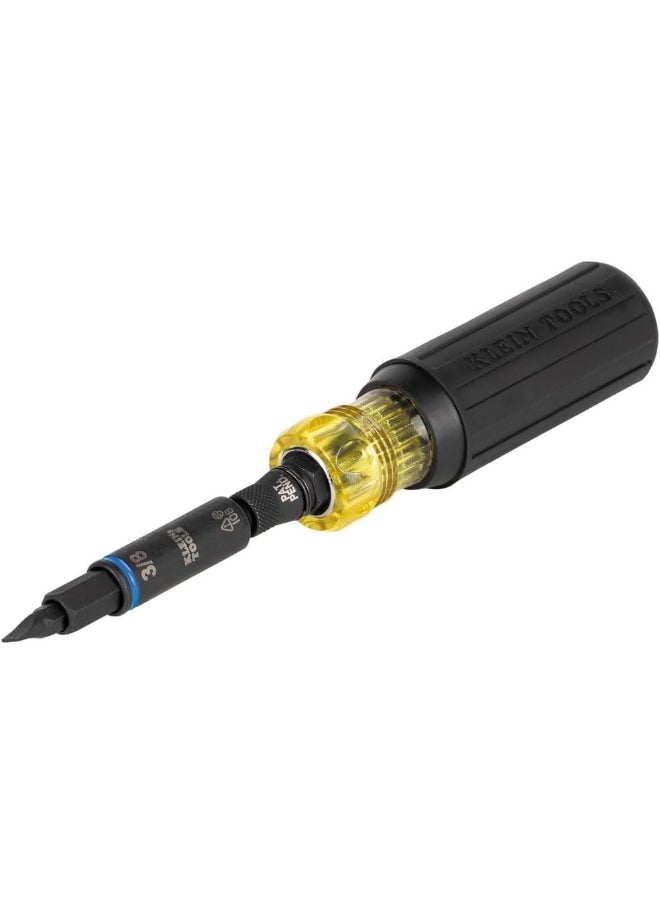 Klein Tools - Klein Tools 32500HD Multi-Bit Screwdriver/Nut Driver, Impact Rated 11-in-1 Tool with Phillips, Slotted, Square and Torx Tips - Image 1