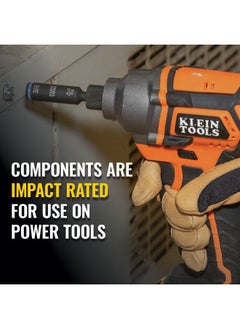 Klein Tools Klein Tools 32500HD Multi-Bit Screwdriver/Nut Driver, Impact Rated 11-in-1 Tool with Phillips, Slotted, Square and Torx Tips  - Image 5