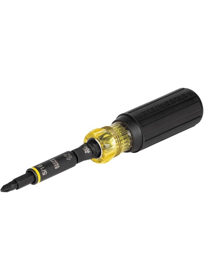 Klein Tools - Klein Tools 32500HD Multi-Bit Screwdriver/Nut Driver, Impact Rated 11-in-1 Tool with Phillips, Slotted, Square and Torx Tips - Image 1