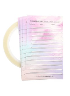 YOSOO 10Pcs False Eyelash Fans Paper Card Eyelash Extension Storage Card With Double Sided Adhesive Tape Quick Flower Storage Grafting Kit For Display Rack For Women Girl  - Image 1