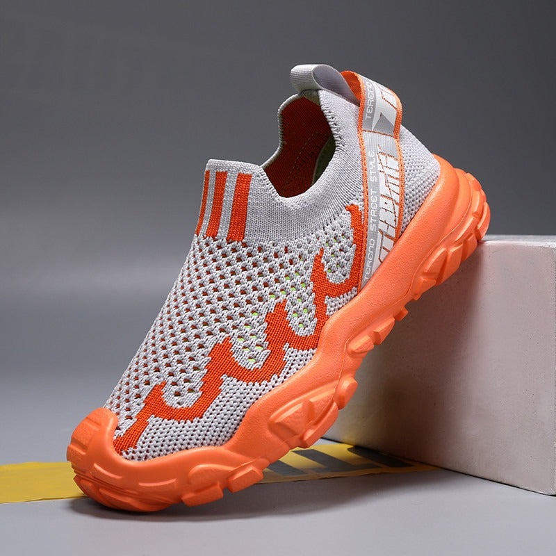 Boys' Shoes Summer Style Mesh Breathable Hollow Out Children'S Sneaker Soft Sole Slip-On Boys' Net Shoes Summer - Image 2