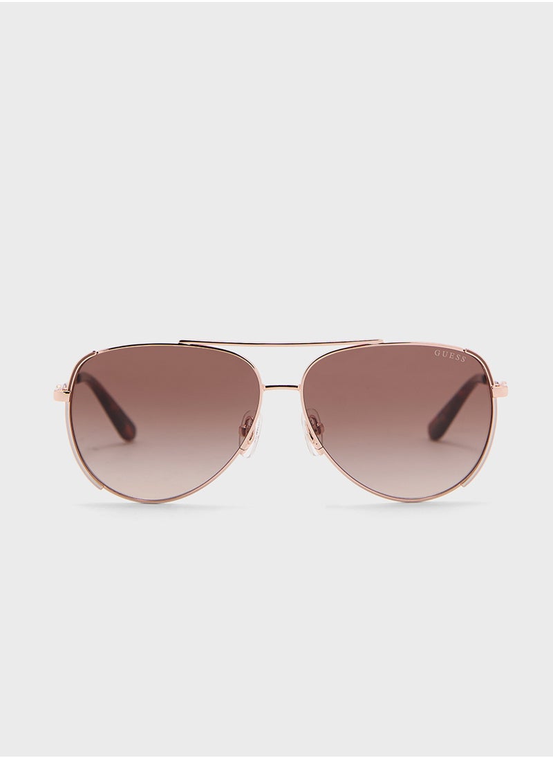GUESS - Uv-Protected Aviator Sunglasses - Image 1