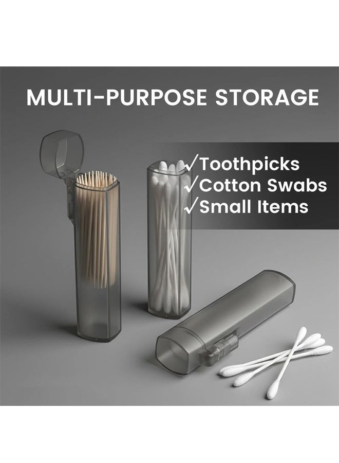 5Pcs Portable Mini Plastic  Toothpick Holder, Pocket Travel Toothpick Case Dispenser Container for Outdoor Camping Picnic - Image 3